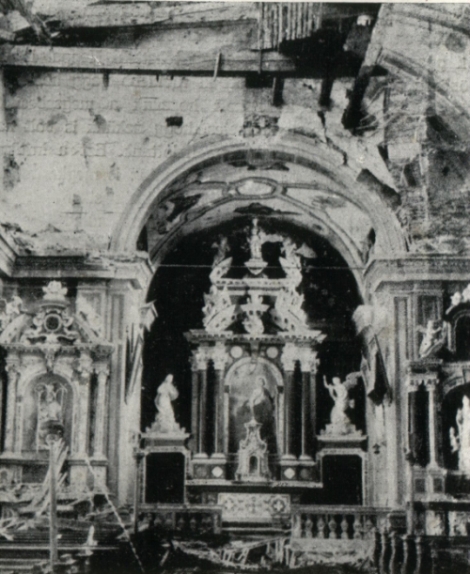 A sztltt podgorai templom oltra